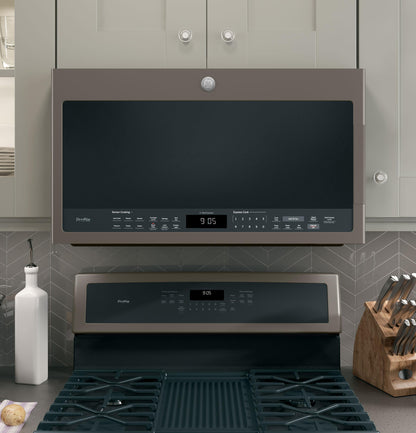 GE Profile™ 2.1 Cu. Ft. Over-the-Range Sensor Microwave Oven