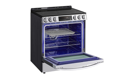 Lg LSEL6333F 6.3 cu. ft. Smart Wi-Fi Enabled Fan Convection Electric Slide-in Range with Air Fry & EasyClean®