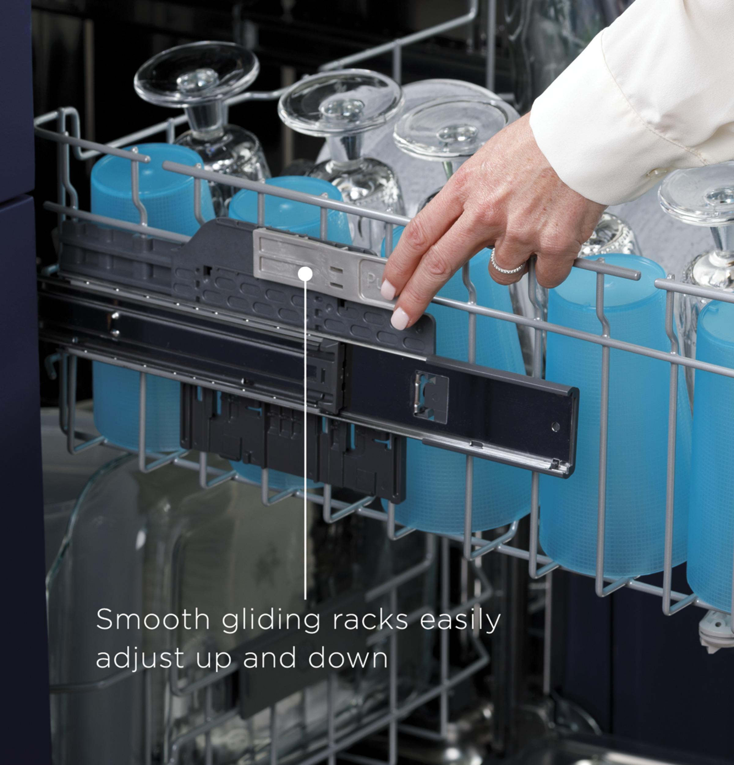 GE® Fingerprint Resistant Top Control with Stainless Steel Interior Dishwasher with Sanitize Cycle & Dry Boost with Fan Assist