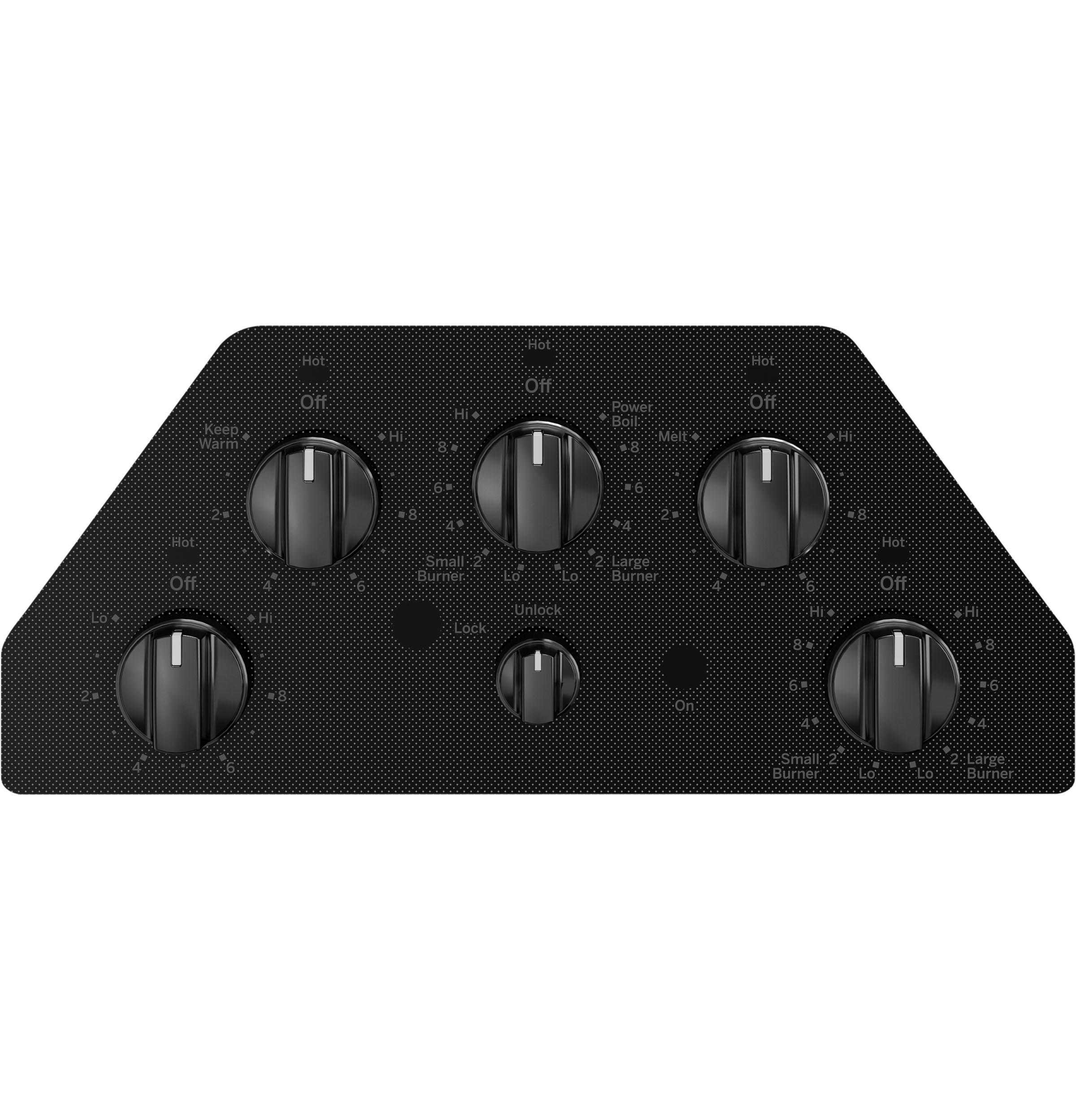 JEP5030DTBB GE® 30" Built-In knob Control Electric Cooktop