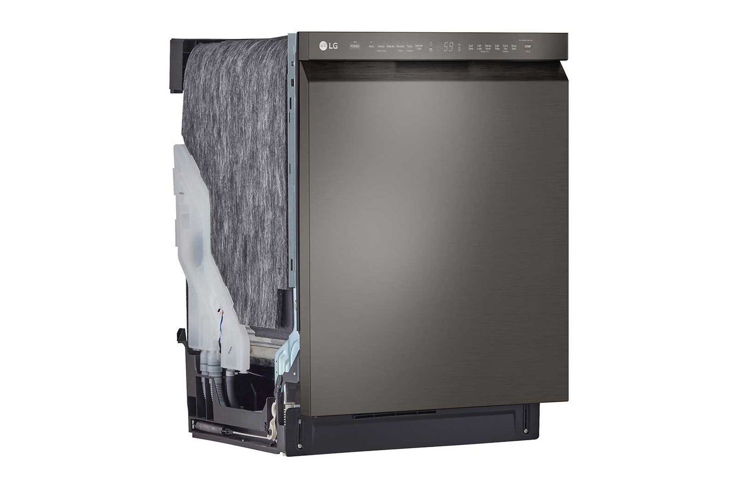 Lg LDFN4542D Front Control Dishwasher with QuadWash™ and 3rd Rack