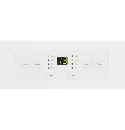 APFA10YBMW GE® 6,250 BTU SACC Portable Air Conditioner for Medium Rooms up to 350 sq ft. (9,000 BTU ASHRAE)
