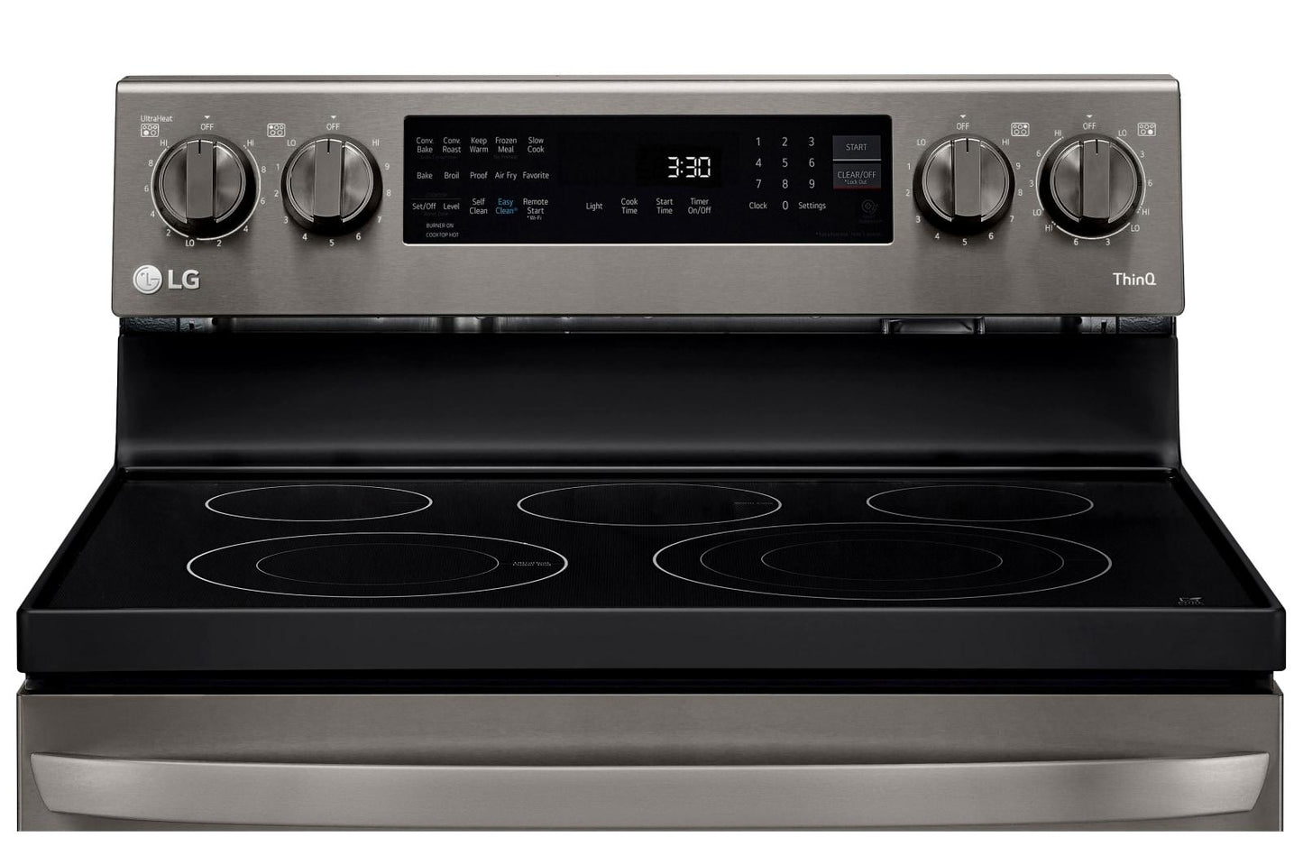 Lg LREL6325D 6.3 cu ft. Smart Wi-Fi Enabled True Convection InstaView® Electric Range with Air Fry