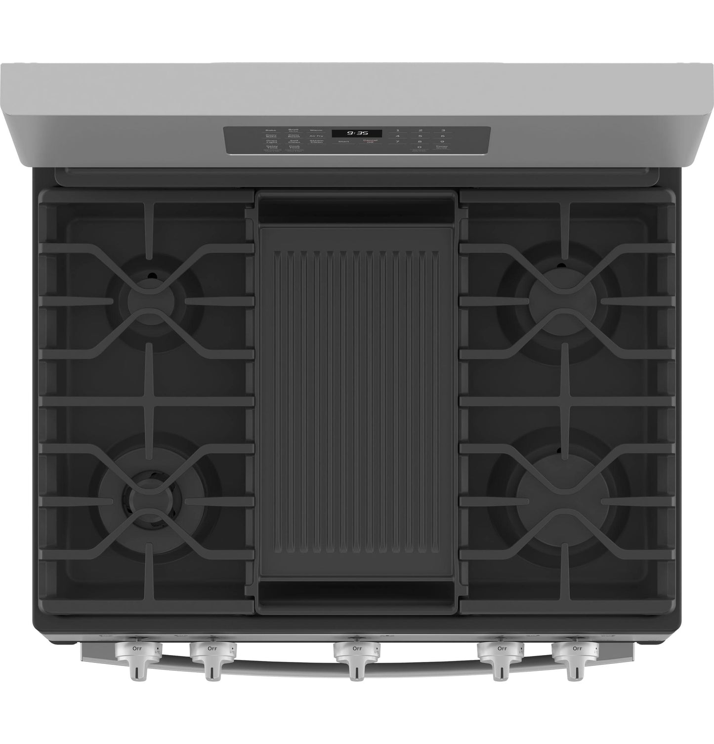 PGB935YPFS GE Profile™ Smart 30" Free-Standing Self Clean Gas Fingerprint Resistant Range with No Preheat Air Fry