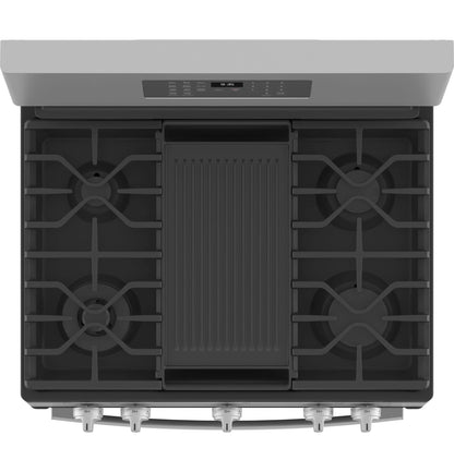 PGB935YPFS GE Profile™ Smart 30" Free-Standing Self Clean Gas Fingerprint Resistant Range with No Preheat Air Fry
