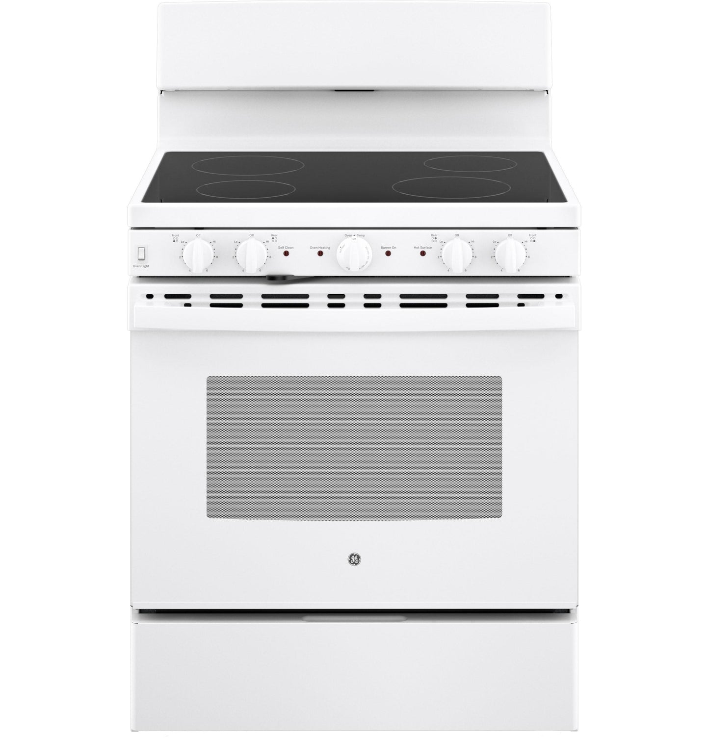 JB480DTWW GE 30" Free-standing Electric Radiant Smooth Cooktop Range