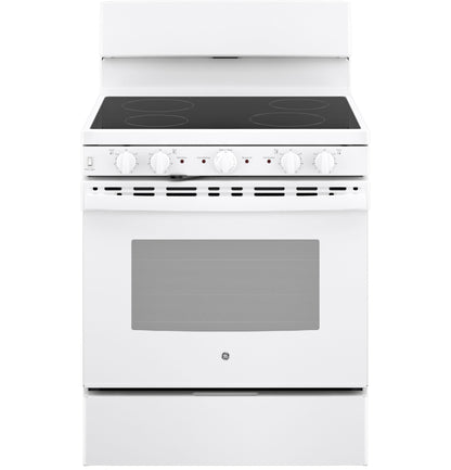 JB480DTWW GE 30" Free-standing Electric Radiant Smooth Cooktop Range