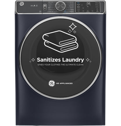 GE® ENERGY STAR® 7.8 cu. ft. Capacity Smart Front Load Electric Dryer with Steam and Sanitize Cycle