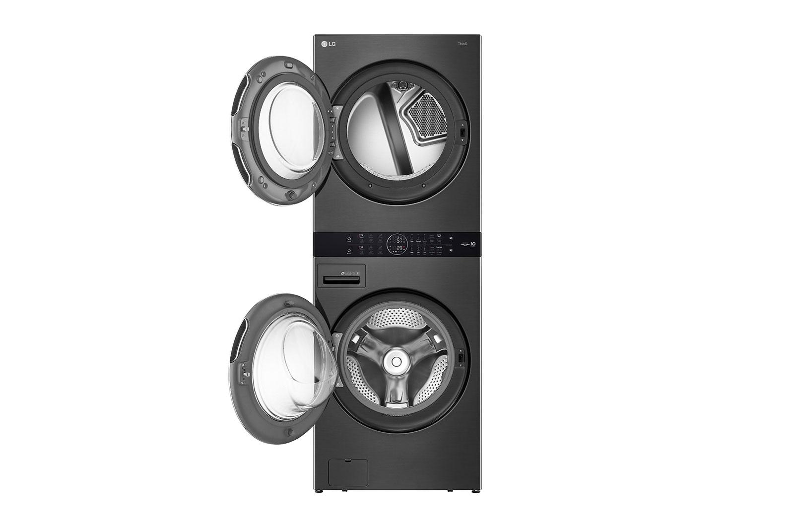 Lg Single Unit Front Load LG WashTower™ with Center Control™ 4.5 cu. ft. Washer and 7.4 cu. ft. Gas Dryer