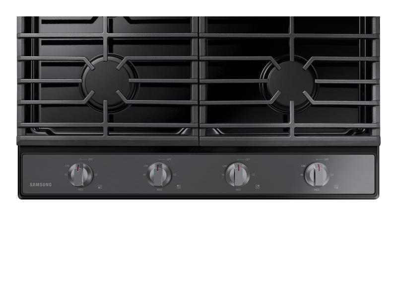Samsung 30" Gas Cooktop in Black Stainless Steel