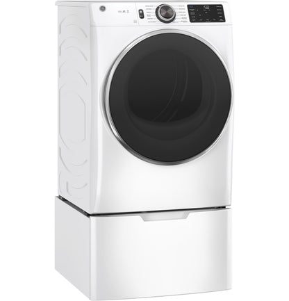 GE® 7.8 cu. ft. Capacity Smart Front Load Gas Dryer with Steam and Sanitize Cycle