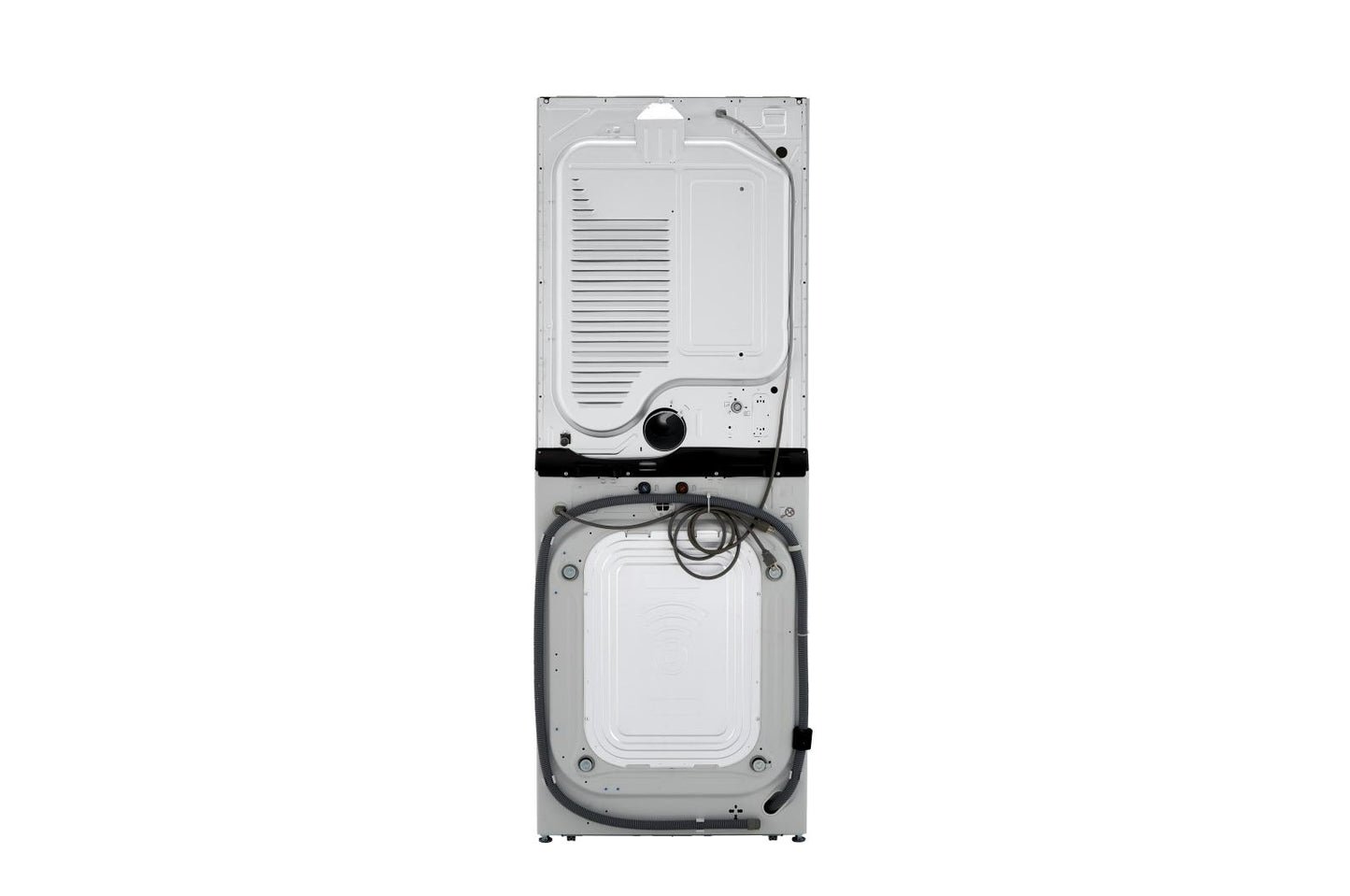 Lg WKGX201HWA Single Unit Front Load LG WashTower™ with Center Control™ 4.5 cu. ft. Washer and 7.4 cu. ft. Gas Dryer
