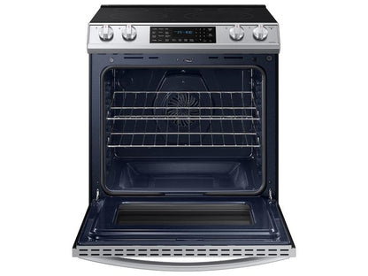 Samsung 6.3 cu. ft. Smart Slide-in Electric Range with Air Fry in Stainless Steel