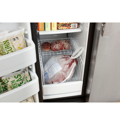 GSS23GGPWW GE® 23.0 Cu. Ft. Side-By-Side Refrigerator