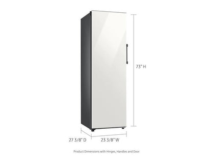 11.4 cu. Ft. Bespoke Flex Column Refrigerator with Flexible Design in White Glass