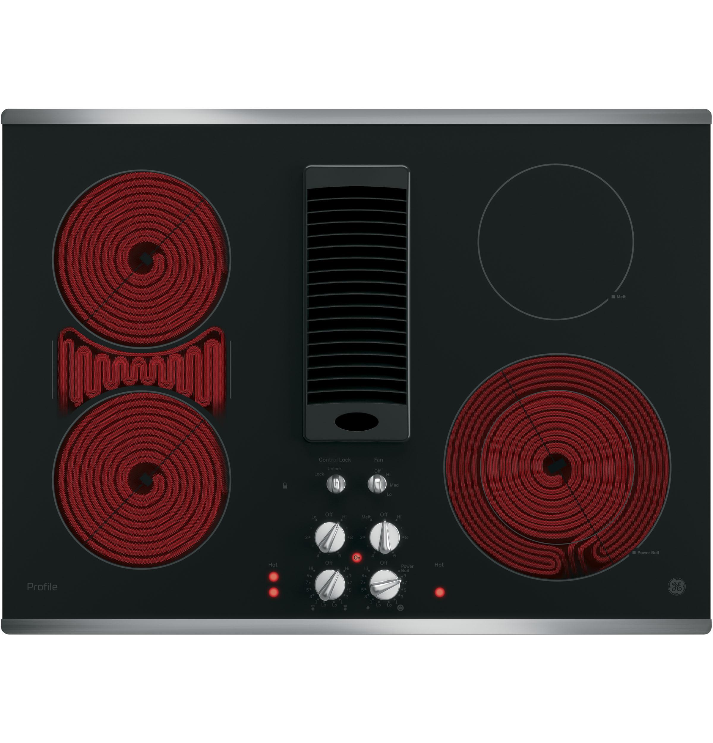 PP9830SRSS GE Profile™ 30" Downdraft Electric Cooktop