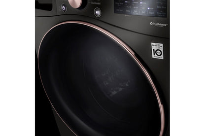 Lg WM4000HBA 4.5 cu. ft. Ultra Large Capacity Front Load Washer - Black Steel