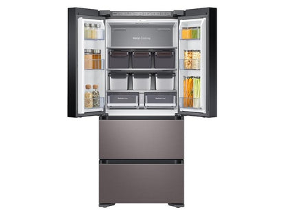 Samsung 17.3 cu. ft. Smart Kimchi & Specialty 4-Door French Door Refrigerator in Platinum Bronze