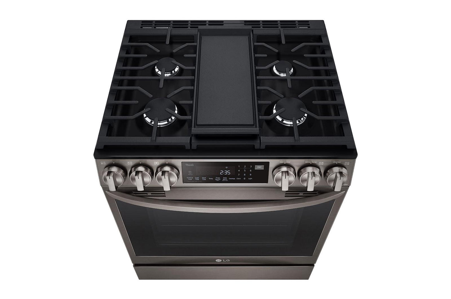 Lg LSGL6335D 6.3 cu ft. Smart Wi-Fi Enabled ProBake Convection® InstaView® Gas Slide-In Range with Air Fry