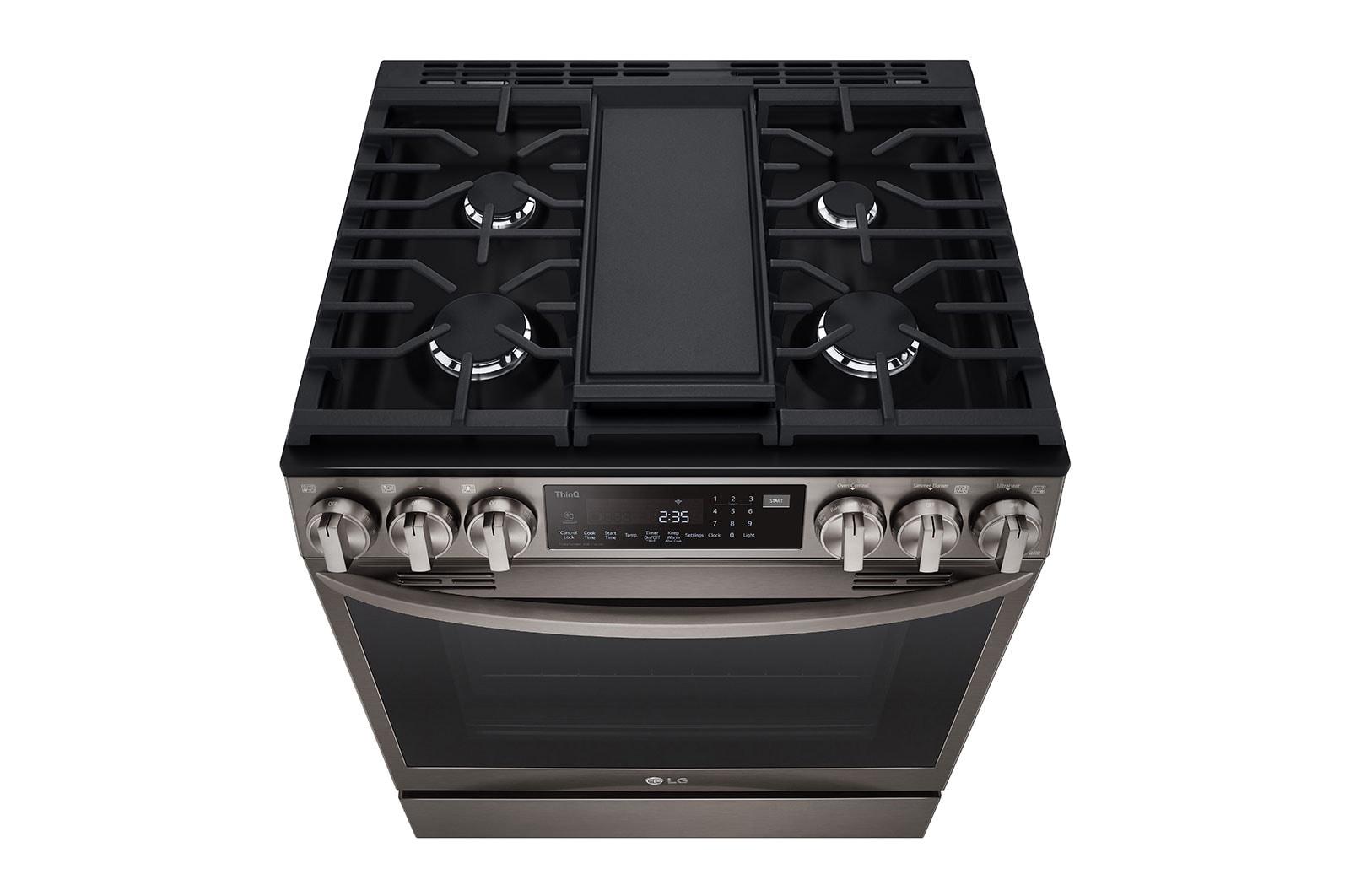 Lg LSGL6335D 6.3 cu ft. Smart wi-fi Enabled ProBake Convection® InstaView® Gas Slide-In Range with Air Fry