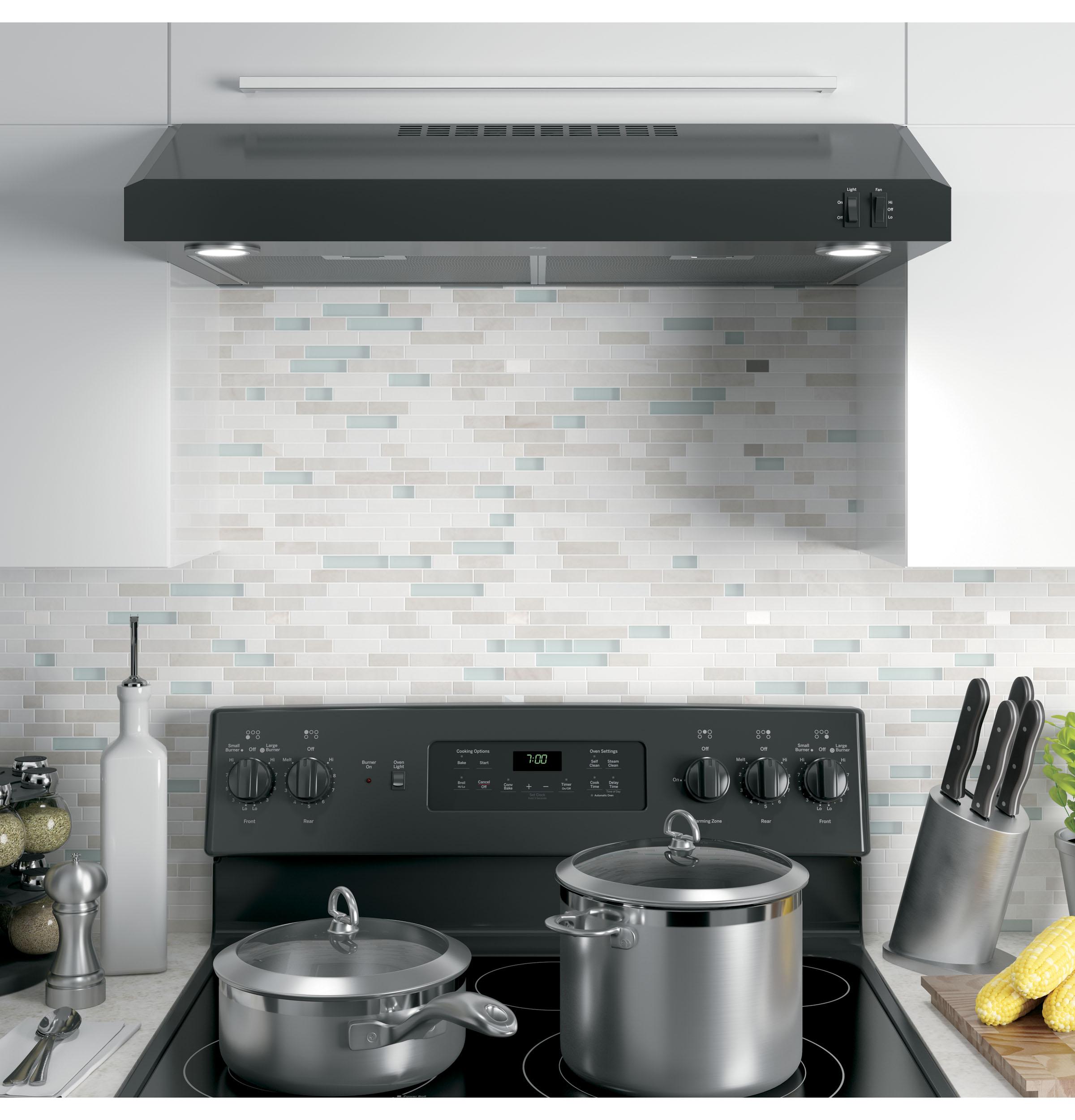 JVX5305DJBB GE® 30" ENERGY STAR Certified Under The Cabinet Hood