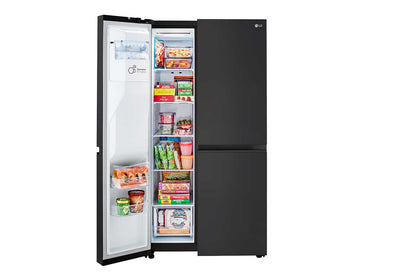 27 cu. ft. Side-by-Side Refrigerator with Smooth Touch Ice Dispenser