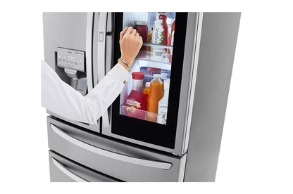 Lg LRMVC2306S 23 cu. ft. Smart Wi-Fi Enabled InstaView® Door-in-Door® Counter-Depth Refrigerator with Craft Ice™ Maker