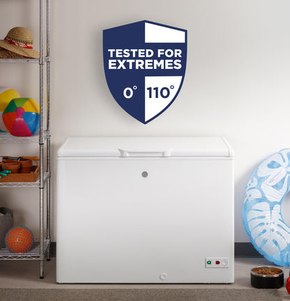 FCM11SRWW GE® 10.7 Cu. Ft. Manual Defrost Chest Freezer