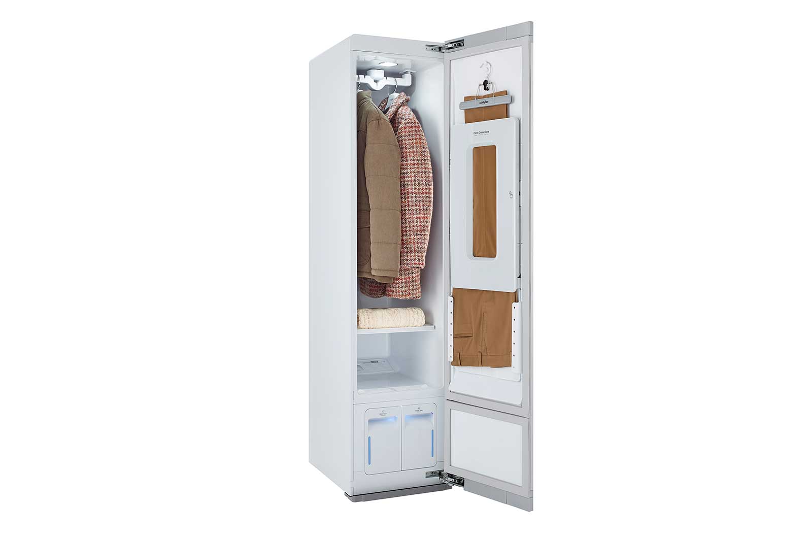 LG Styler® Smart wi-fi Enabled Steam Closet with TrueSteam® Technology and Exclusive Moving Hangers