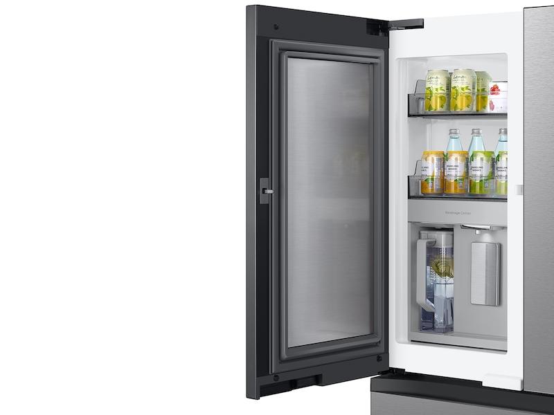 Samsung Bespoke 4-Door French Door Refrigerator (23 cu. ft.) with Beverage Center™ in Stainless Steel