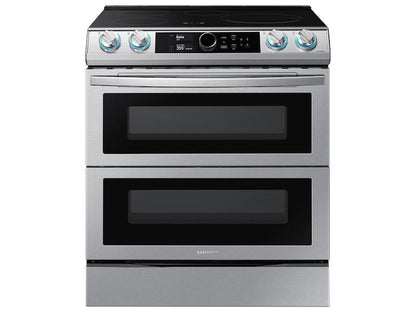 Samsung 6.3 cu. ft. Smart Slide-in Induction Range with Flex Duo™, Smart Dial