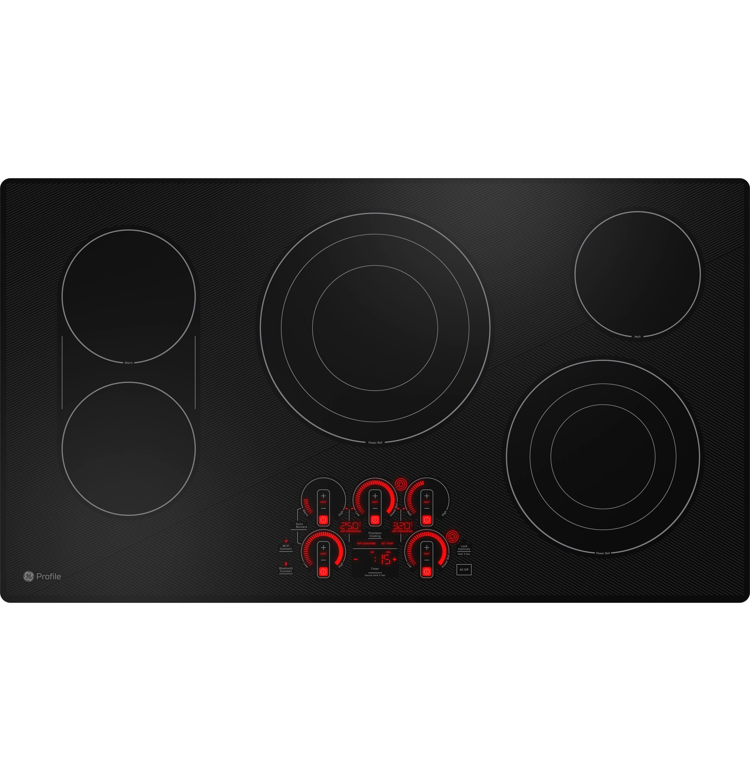 PEP9036DTBB GE Profile™ 36" Built-In Touch Control Cooktop