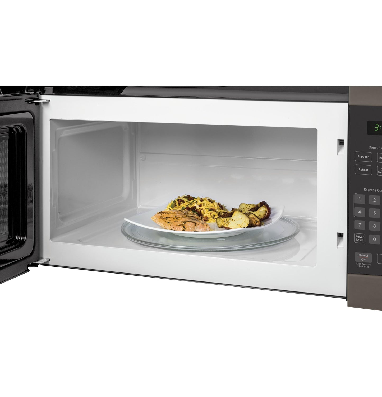 JVM3160EFES GE® 1.6 Cu. Ft. Over-the-Range Microwave Oven