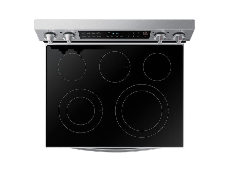 6.3 cu. ft. Smart Freestanding Electric Range with No-Preheat Air Fry & Convection in Stainless Steel