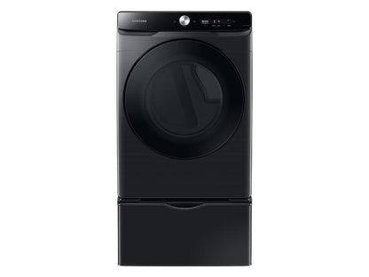 7.5 cu. ft. Smart Dial Electric Dryer with Super Speed Dry in Brushed Black