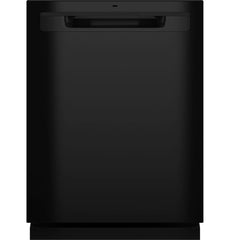 GE® ENERGY STAR® Top Control with Plastic Interior Dishwasher with Sanitize Cycle