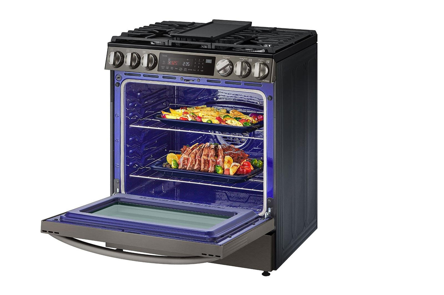 Lg LSDL6336D 6.3 cu. ft. Smart Dual Fuel Slide-in Range with InstaView®, ProBake Convection®, Air Fry and Air Sous Vide