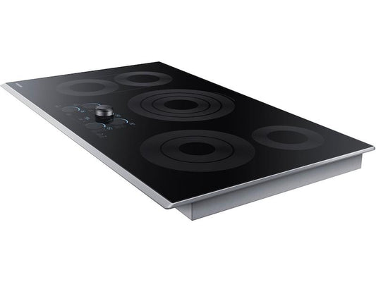 Samsung NZ36K7570RS 36" Smart Electric Cooktop with Sync Elements in Stainless Steel