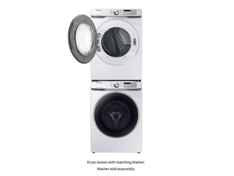 Samsung DVE45T6200W 7.5 cu. ft. Electric Dryer with Steam Sanitize+ in White
