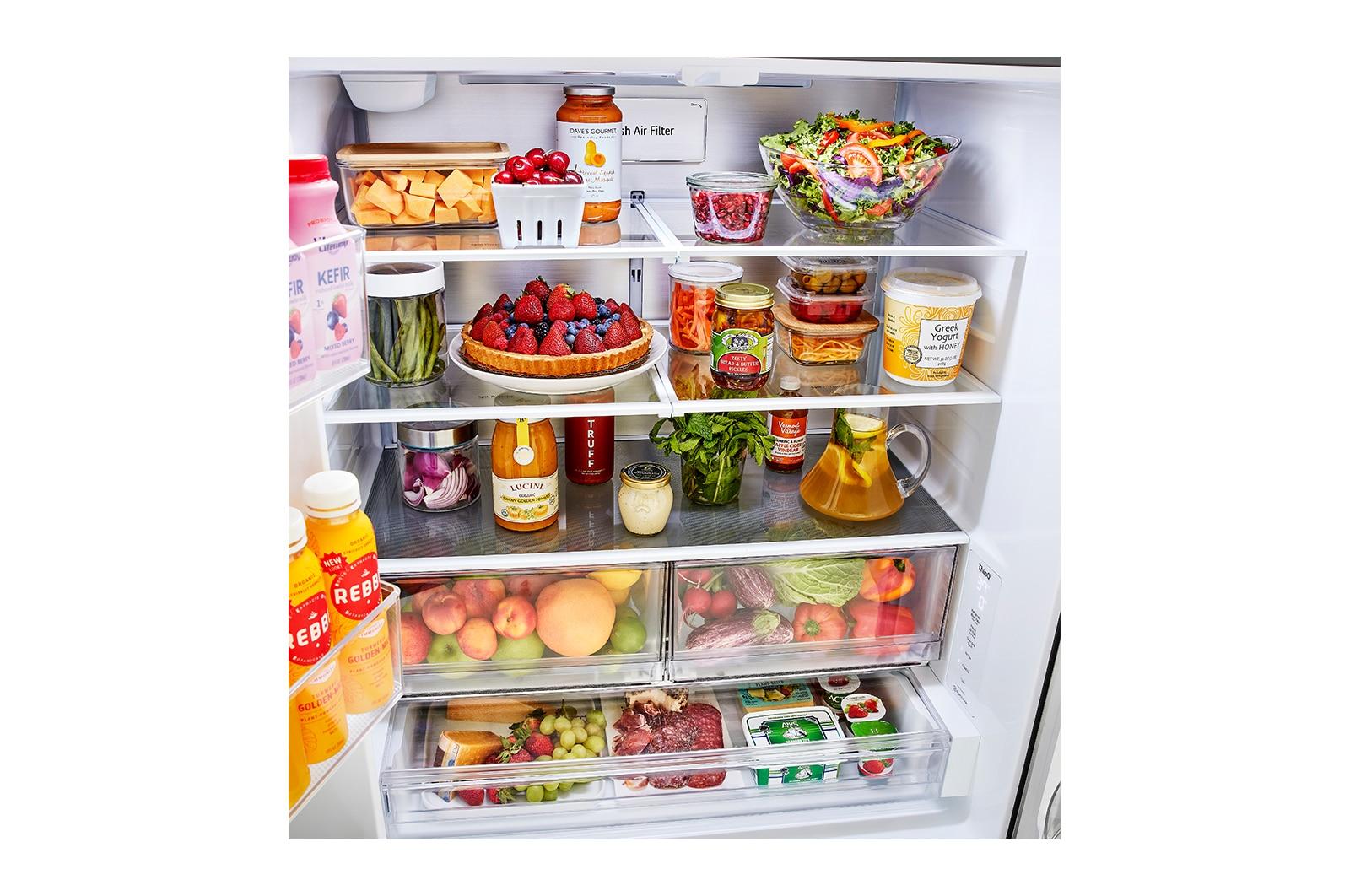 Lg LRFGC2706D 27 cu. ft. Smart InstaView® Counter-Depth French Door Refrigerator