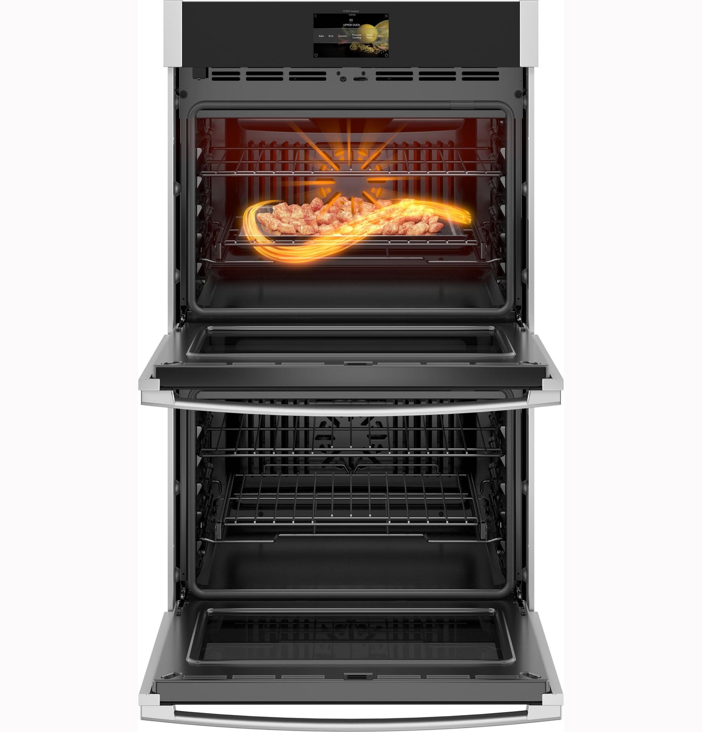PTD7000SNSS GE Profile™ 30" Smart Built-In Convection Double Wall Oven with No Preheat Air Fry and Precision Cooking