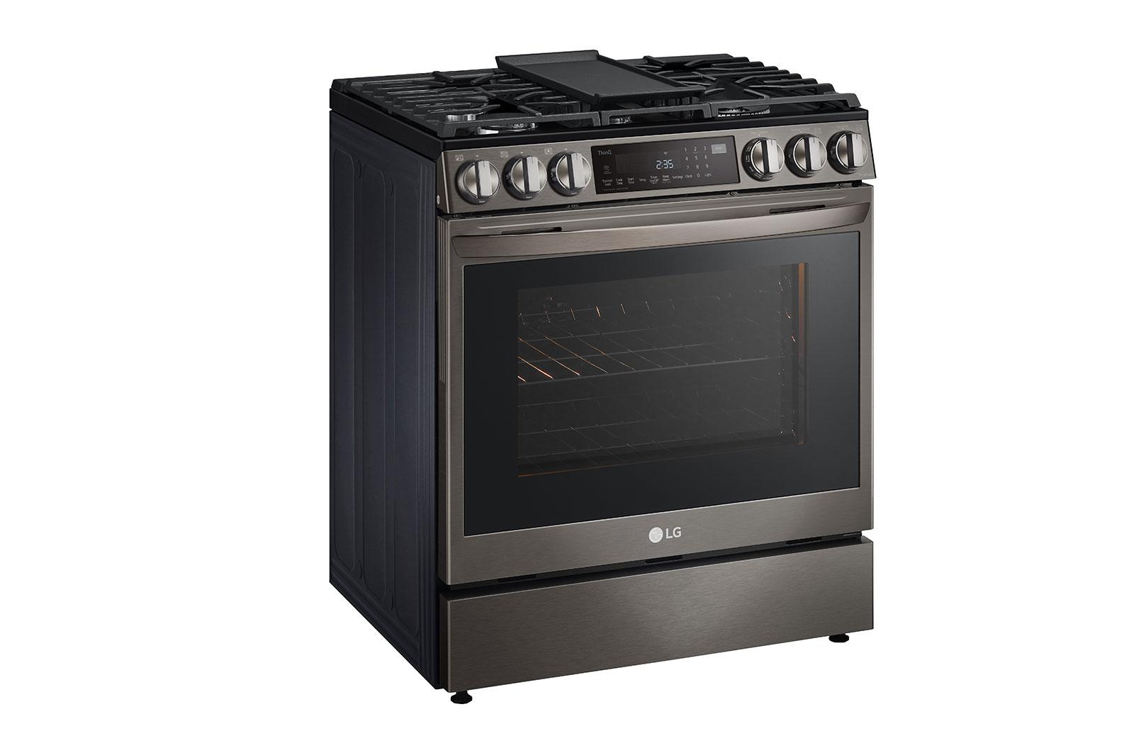 Lg 6.3 cu. ft. Smart wi-fi Enabled ProBake® Convection InstaView® Dual Fuel Slide-In Range with Air Fry