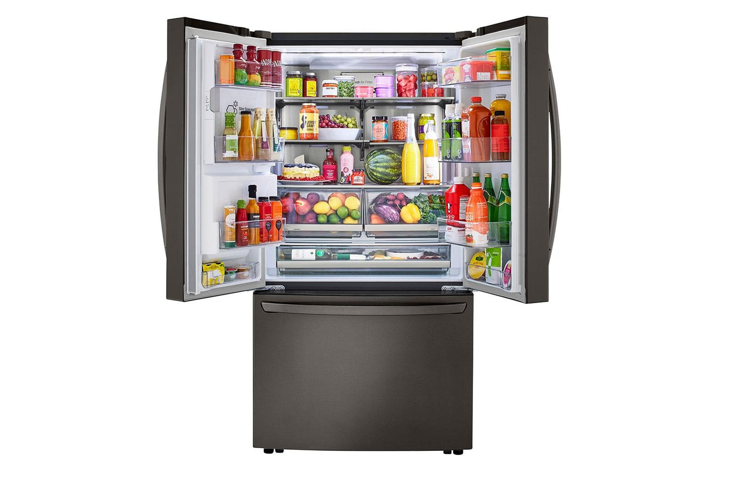 Lg LRFXC2416D 24 cu. ft. Smart Counter-Depth Refrigerator with Craft Ice™
