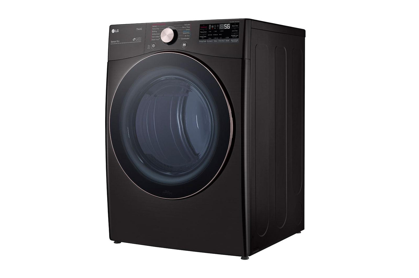 Lg DLEX4000B 7.4 cu. ft. Ultra Large Capacity Smart Wi-Fi Enabled Front Load Electric Dryer with TurboSteam™ and Built-In Intelligence