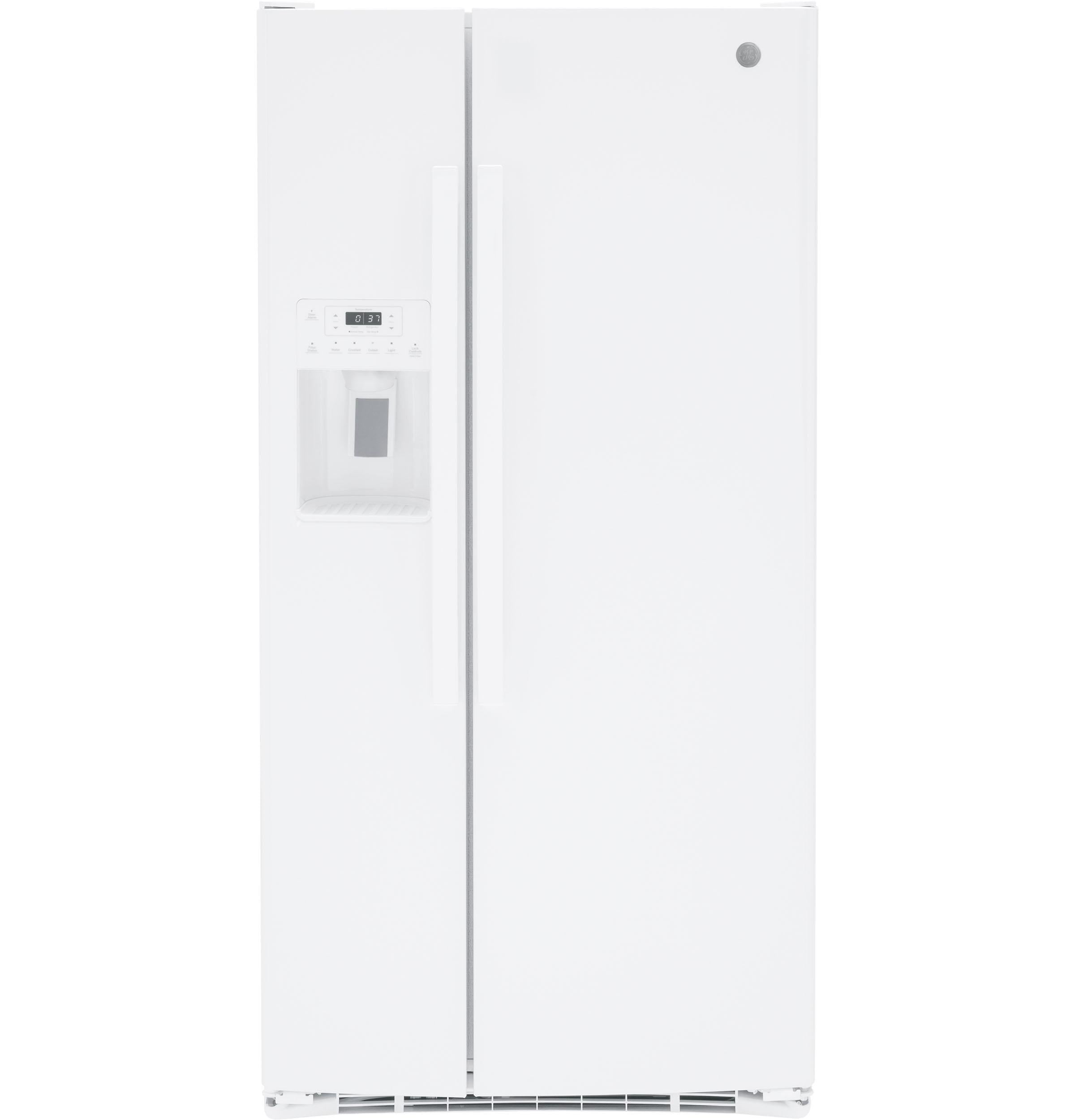 GSS23GGPWW GE® 23.0 Cu. Ft. Side-By-Side Refrigerator