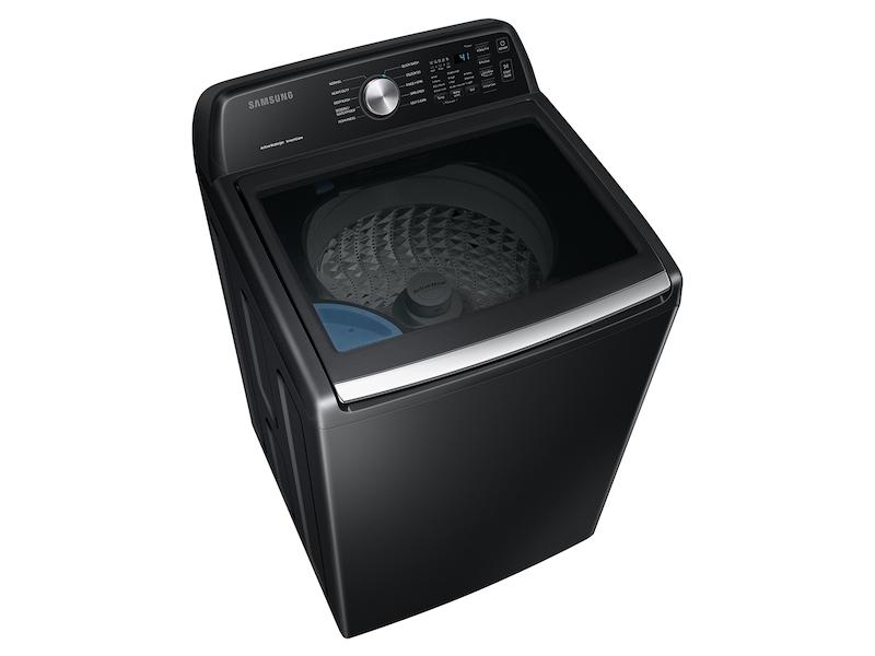 4.4 cu. ft. Top Load Washer with ActiveWave™ Agitator and Active WaterJet in Brushed Black