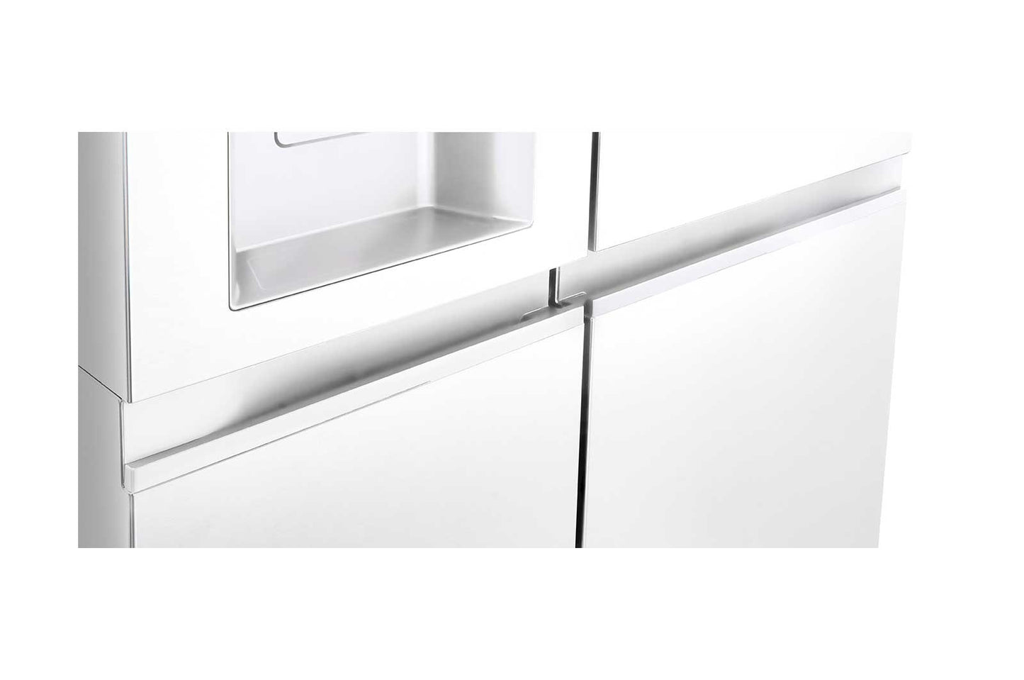 Lg 27 cu. ft. Side-by-Side Refrigerator with Smooth Touch Ice Dispenser