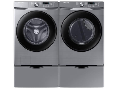 7.5 cu. ft. Front Load Gas Dryer with Sensor Dry in Platinum