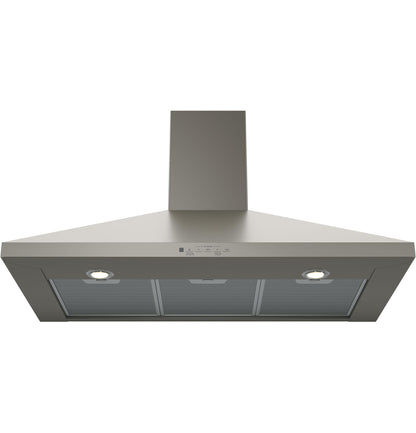 JVW5361EJES GE® 36" Wall-Mount Pyramid Chimney Hood