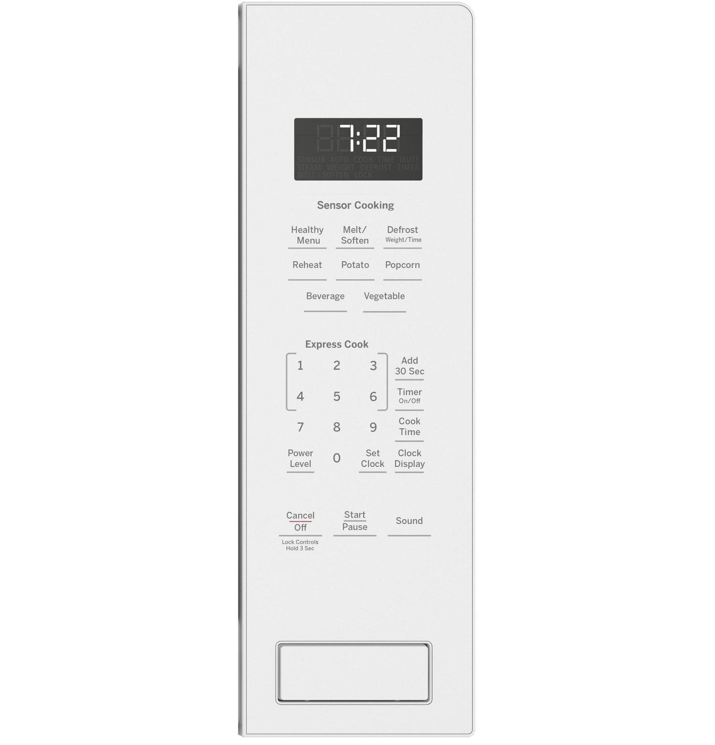 PEB7227DLWW GE Profile™ 2.2 Cu. Ft. Built-In Sensor Microwave Oven